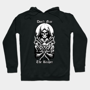 Don't Fear The Reaper Black and White 2023 Hoodie